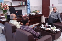 ديدار رئيس سازمان نظام پزشكي شهرستان طبس با دكتر گازراني