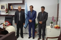 ديدار معاون مدير كل و مدير آموزش و پرورش شهرستان طبس با دكتر گازراني