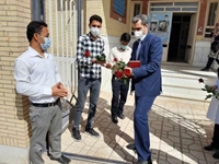 تقدیر فروزان فر رئیس شبکه بهداشت و درمان شهرستان بمناسبت هفته سلامت