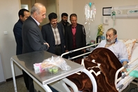 عيادت دكتر گازراني از امام جمعه