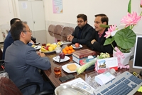 ديدار مدير آموزش و پرورش با سرپرست مركز بهداشت شهرستان طبس