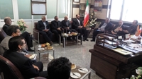 ديدار دكتر گازراني با مديركل راه آهن شرق كشور